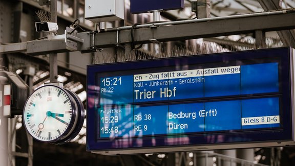 Zugausfall am Kölner Hauptbahnhof