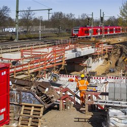 S 13: Bahn bündelt bis Mitte April weitere Infrastrukturarbeiten