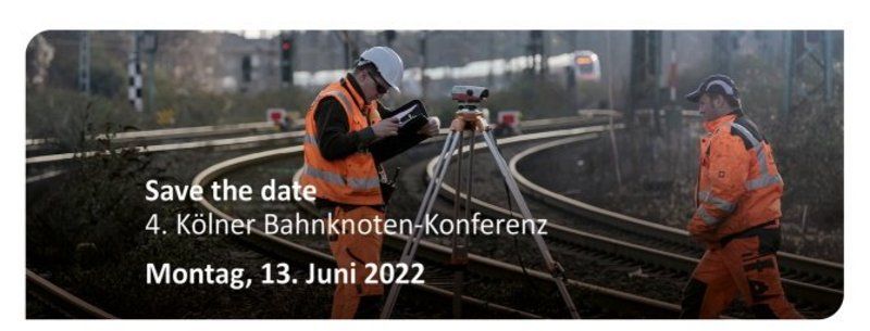 4. Kölner Bahnknoten-Konferenz: Termin steht fest