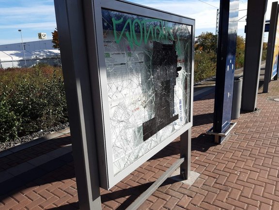Vandalismus in Köln Airport-Businesspark